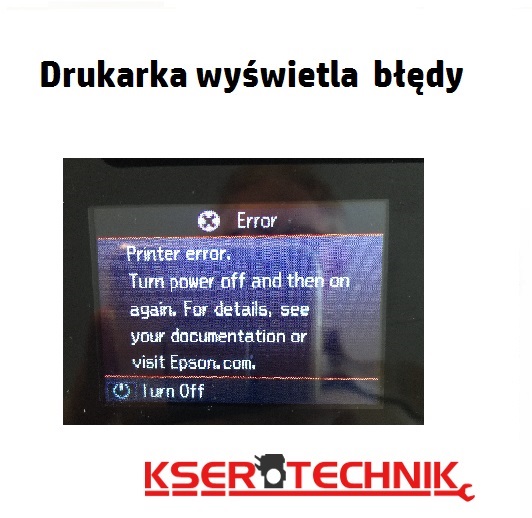 drukarka wyswietla bledy